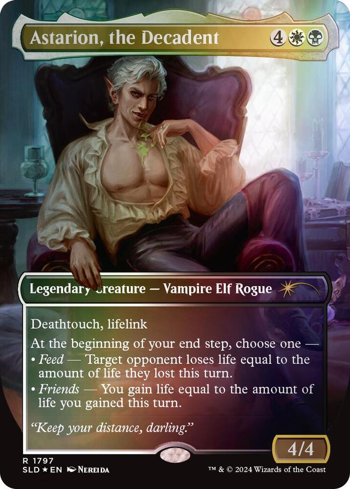 Astarion, the Decadent (Rainbow Foil) - Secret Lair Drop Series