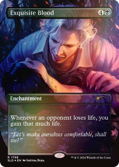 Exquisite Blood Rainbow Foil
