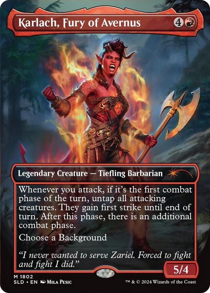 Karlach, Fury of Avernus - Secret Lair Drop Series - Magic: The