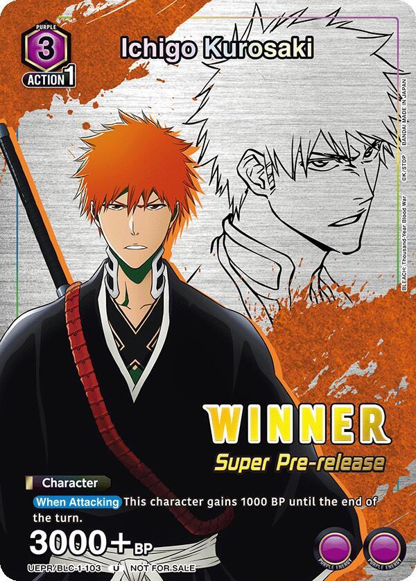 Ichigo Kurosaki (Super Pre-Release Winner) - UE01ST: BLEACH