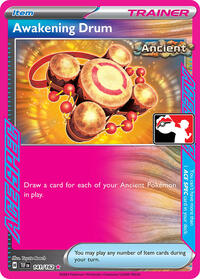 Awakening Drum #141/162 from Prize Pack Series Cards Pokemon card image