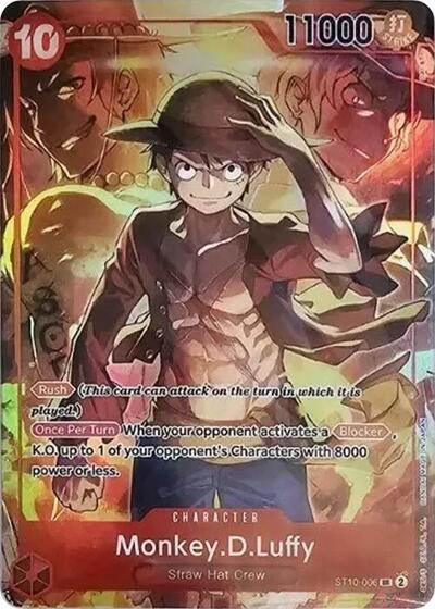Monkey.D.Luffy (Treasure Booster Set) One Piece Promotion Cards SR One Piece card — value and price