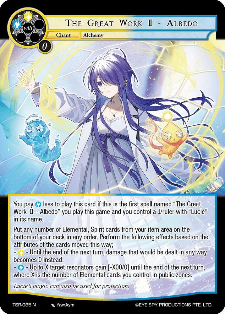 The Great Work II - Albedo