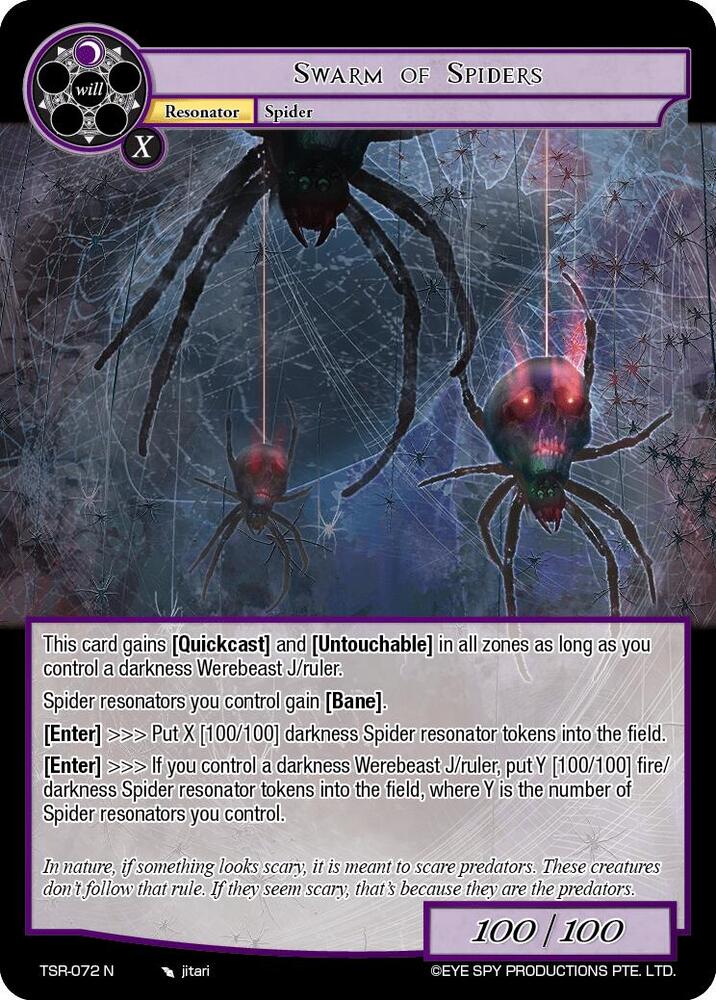 Swarm of Spiders - The Battle at the Sacred Ruins - Force of Will