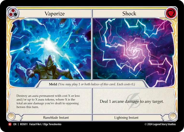 Vaporize // Shock - Rosetta - Flesh and Blood TCG
