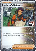 Explorer's Guidance - 147/162 (Cosmos Holo) - Prize Pack Series
