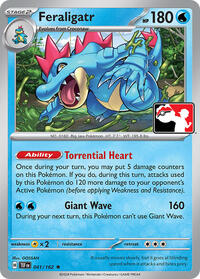 Feraligatr #041/162 from Prize Pack Series Cards Pokemon card image