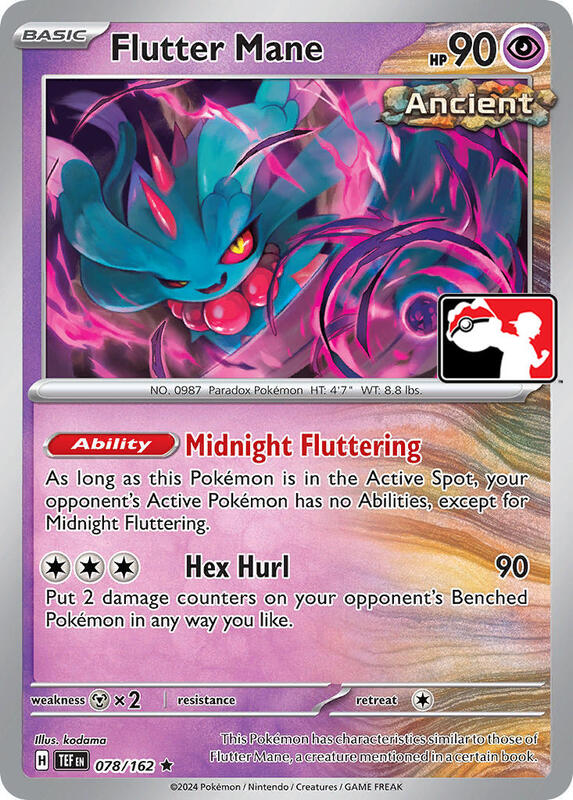 Flutter Mane 078/162 from Prize Pack Series Cards