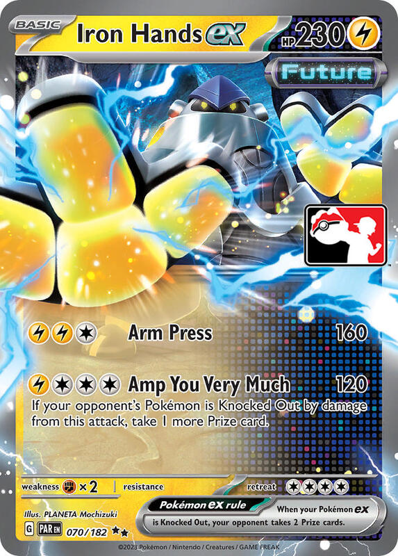 Iron Hands ex 070/182 from Prize Pack Series Cards
