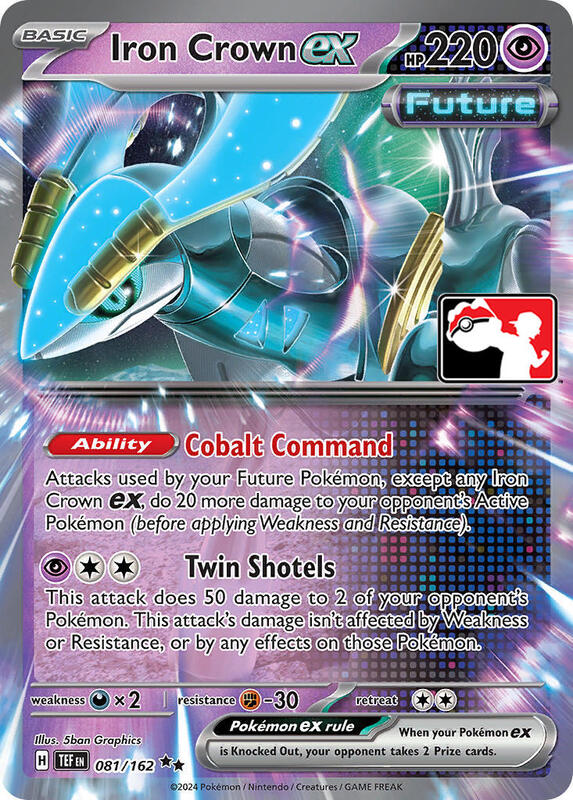 Iron Crown ex 081/162 from Prize Pack Series Cards