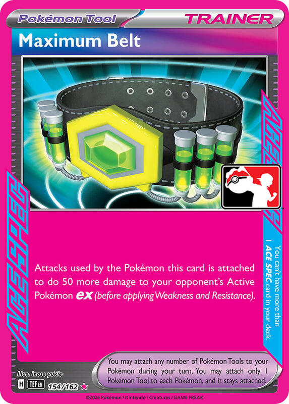 Maximum Belt 154/162 from Prize Pack Series Cards