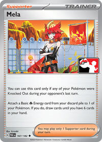 Mela #167/182 from Prize Pack Series Cards Pokemon card image
