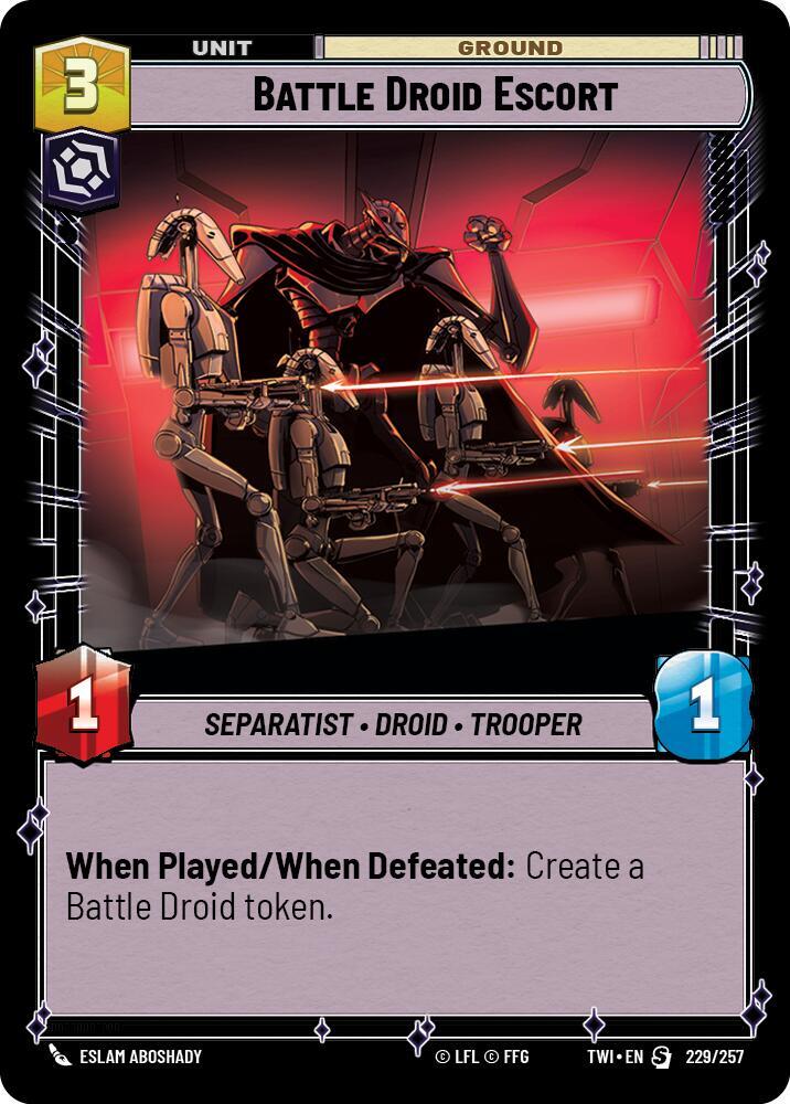 Battle Droid Escort - Twilight of the Republic - Star Wars