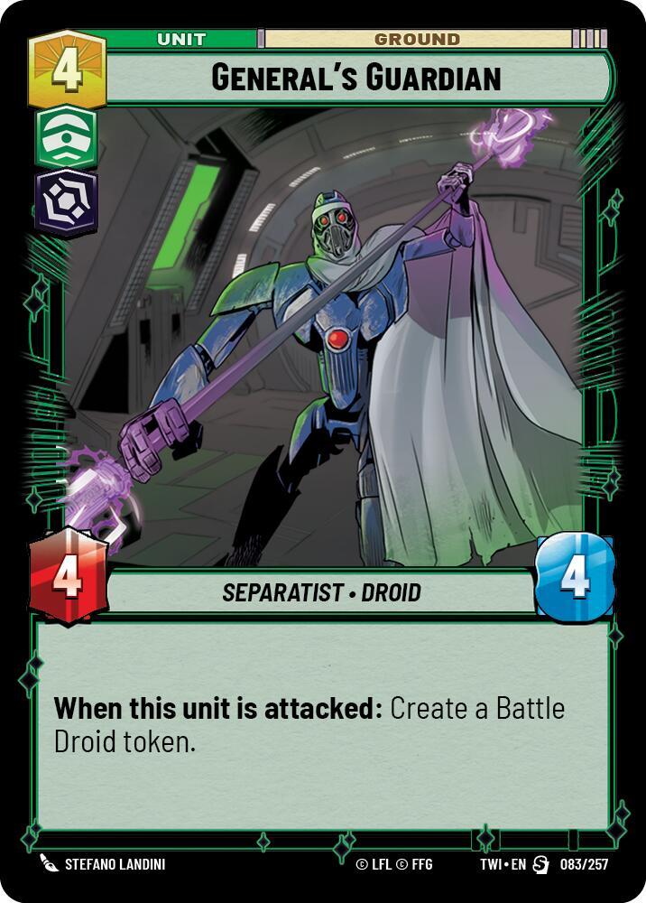 General's Guardian 083/257 card