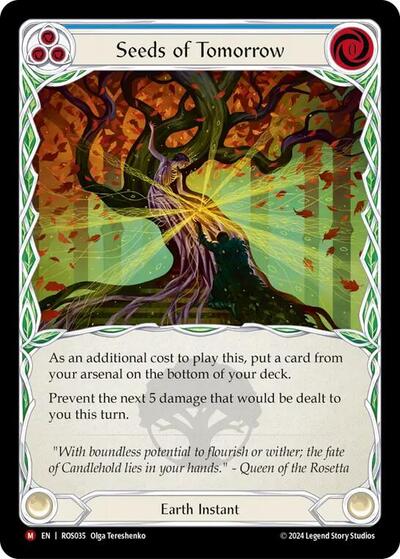 Seeds of Tomorrow Rosetta card price