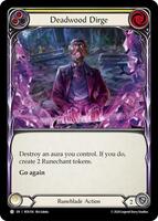 その他 Flesh and Blood Deadwood Dirge EA RF Deadwood Dirge (Yellow) - Rosetta - Flesh and Blood TCG