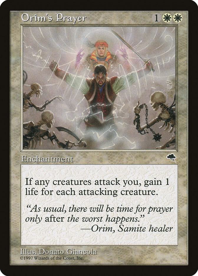 Orim's Prayer 32 card
