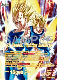 Vegeta // SS Vegeta, Fighting Instincts card art