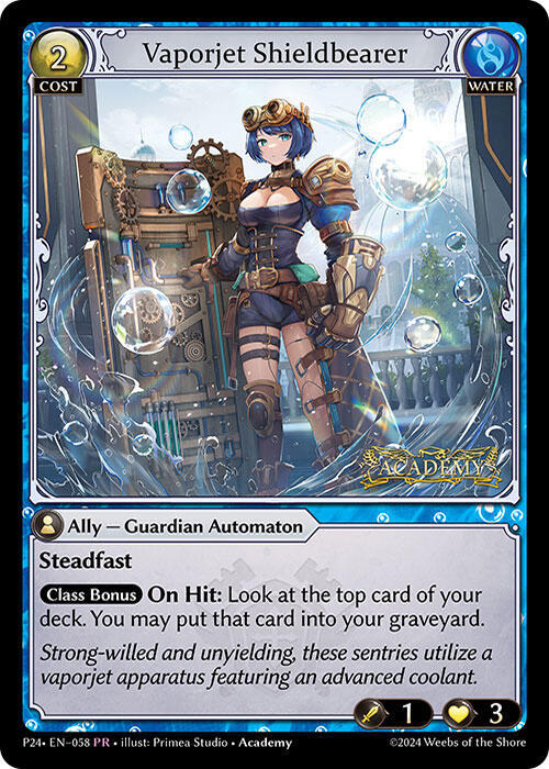 Vaporjet Shieldbearer - Promotional Cards - Grand Archive TCG