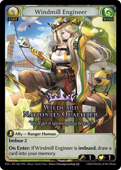 Windmill Engineer card