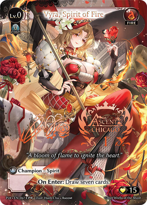 Vyra, Spirit of Fire (CPR) - Promotional Cards - Grand Archive TCG