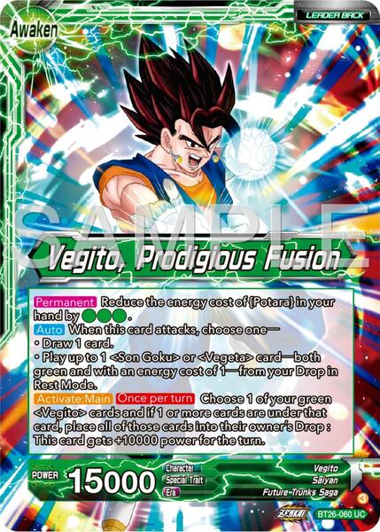 Son Goku & Vegeta // Vegito, Prodigious Fusion - Ultimate Advent
