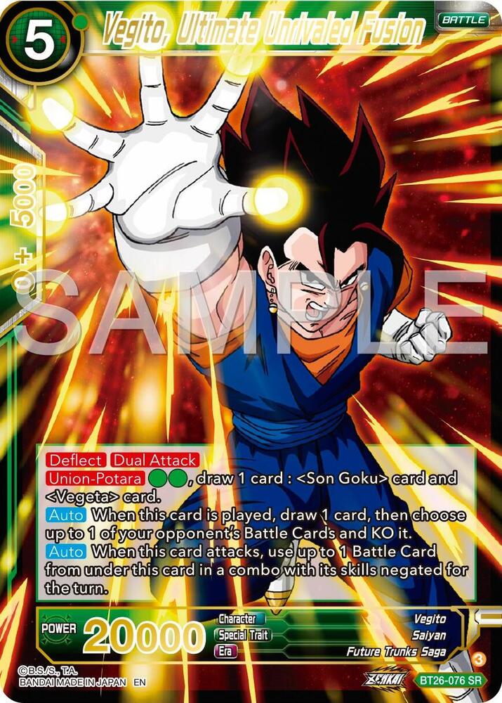 Vegito, Ultimate Unrivaled Fusion - Ultimate Advent - Dragon Ball