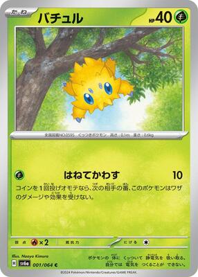2024 Japanese Night Wanderer Joltik #1 card