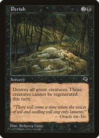 Perish - Tempest - Magic: The Gathering card