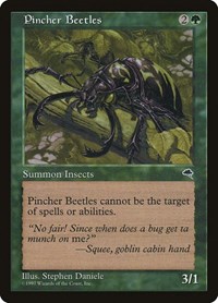 Pincher Beetles - Tempest - Magic: The Gathering card