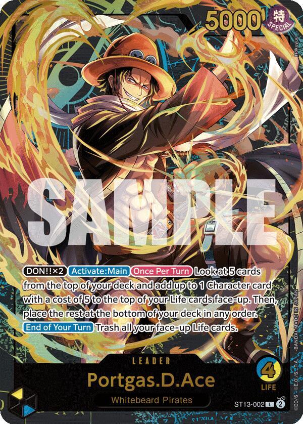Portgas.D.Ace (Premium Card Collection -Leader Collection-) - One