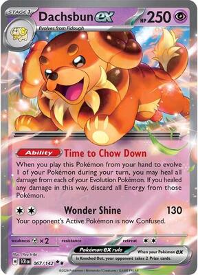 Dachsbun ex - 067/142 - SV07: Stellar Crown - Pokemon