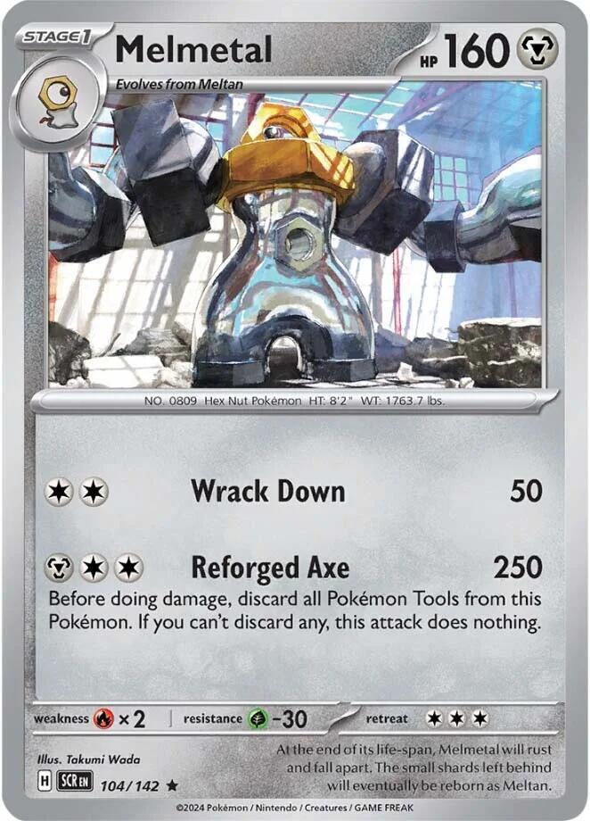 Pokemon - Ledian 144/142 Stellar Crown, Carta Singola Foil Con Illustrazione Rara IR, Edizione Italiana