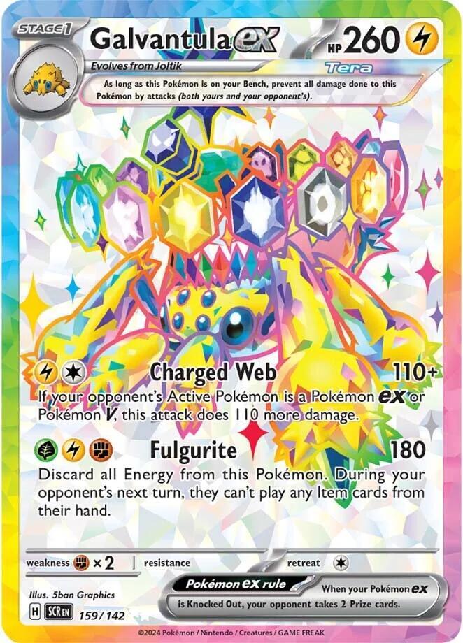 thumbnail image 2 of 2024 Pokemon Scr En-stellar Crown 161 Medicham Ex Ultra Rare PSA 9 2 of 10