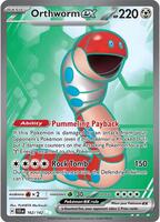 Orthworm ex - 162/142 - SV07: Stellar Crown - Pokemon