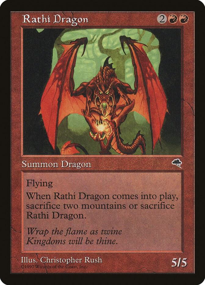 Rathi Dragon - Tempest - Magic: The Gathering - TCGplayer.com