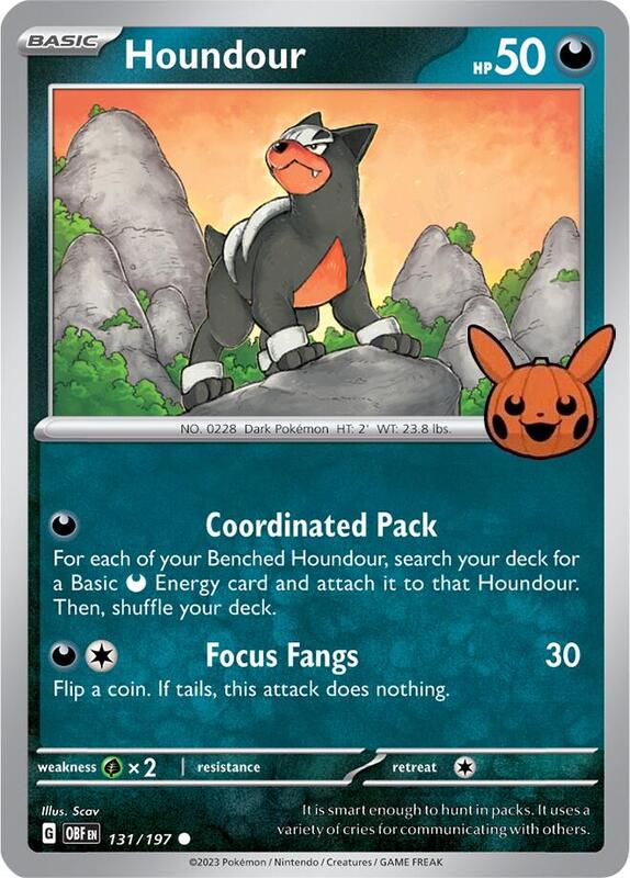 Houndour 131/197 from Trick or Trade BOOster Bundle 2024