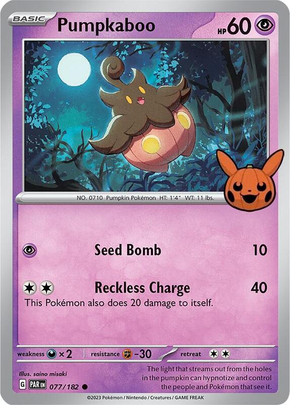 Pumpkaboo 077/182 from Trick or Trade BOOster Bundle 2024