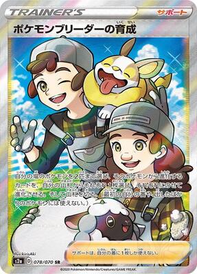 2020 Japanese Explosive Walker Pokemon Breeder's Nurturing #78 card