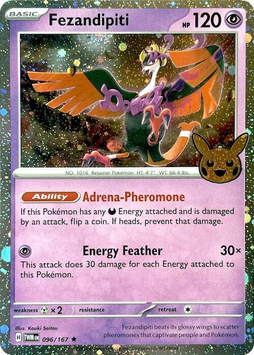 Fezandipiti (Cosmos Holo) 096/167 from Trick or Trade BOOster Bundle 2024