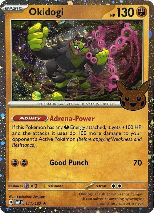 Okidogi (Cosmos Holo) 111/167 from Trick or Trade BOOster Bundle 2024