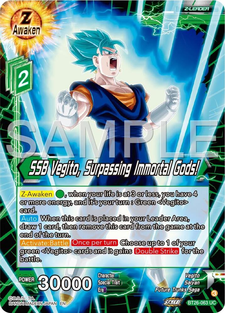 SSB Vegito, Surpassing Immortal Gods! - Ultimate Advent - Dragon Ball  Super: Masters
