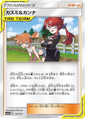 2022 Japanese Tag All Stars Misty & Lorelei #147 card