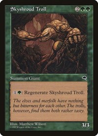 Skyshroud Troll - Tempest - Magic: The Gathering card