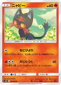Litten #014/095 from SM10: Double Blaze Pokemon card image