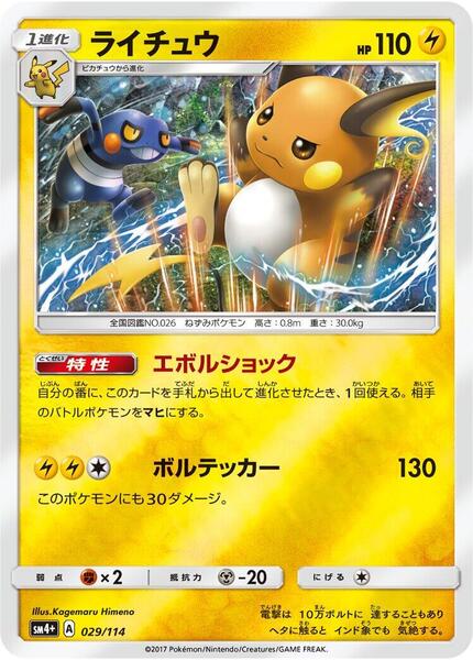 Raichu (Japanese) #029/114
