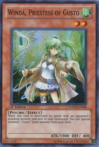 Winda, Priestess of Gusto