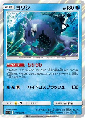 2019 Japanese Dream League Wishiwashi #13 card