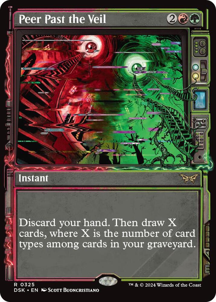 Peer Past the Veil (Showcase) - Duskmourn: House of Horror - Magic: The  Gathering