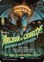 Archon of Cruelty (Showcase) - Commander: Duskmourn: House of